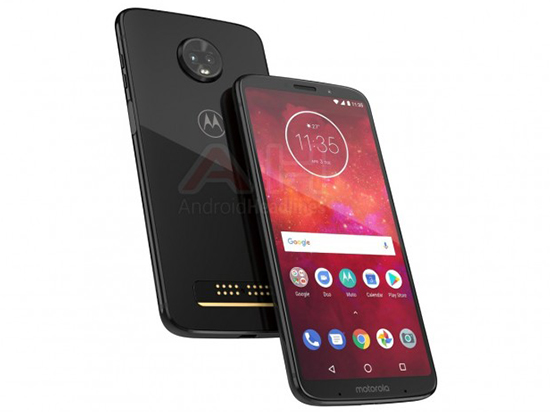 摩托首款全面屏模块手机？Moto Z3 Play官方渲染图曝光