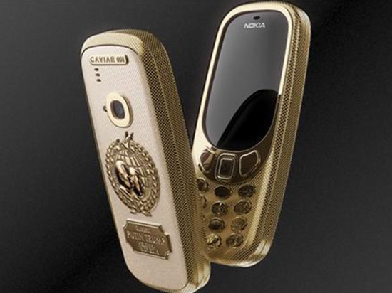 这家奢华品牌商又定制了款霸气的诺基亚3310：主角是两位总统