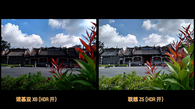 千元机拍照对比测试：诺基亚X6小胜联想Z5