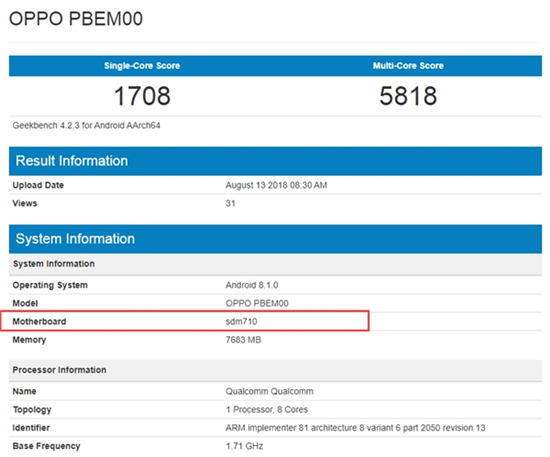 科客晚报：OPPO R17 Pro现身跑分网站 华为麒麟980参数全曝光