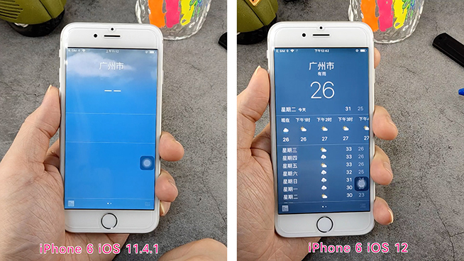 苹果iOS 12测试：iPhone 6提速明显 速度接近iPhone 7