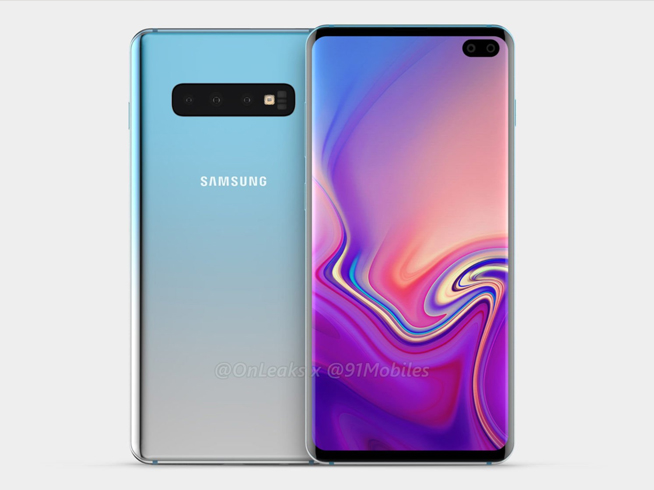 三星Galaxy S10+更多信息解锁：前置开孔双摄 颜值有所下降