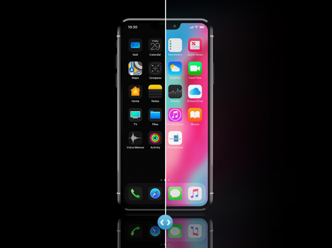 iPhone XI新曝光：iOS 13加入黑暗模式 刘海丑问题完美解决