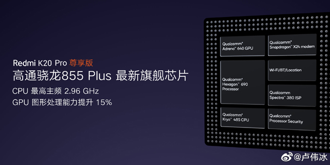 骁龙855+加持 Redmi K20 Pro尊享版要继续K.O对手？