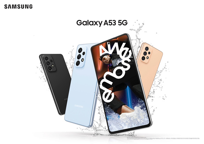 三星发布Galaxy A53 5G：IP67防尘防水+5000mAh电池