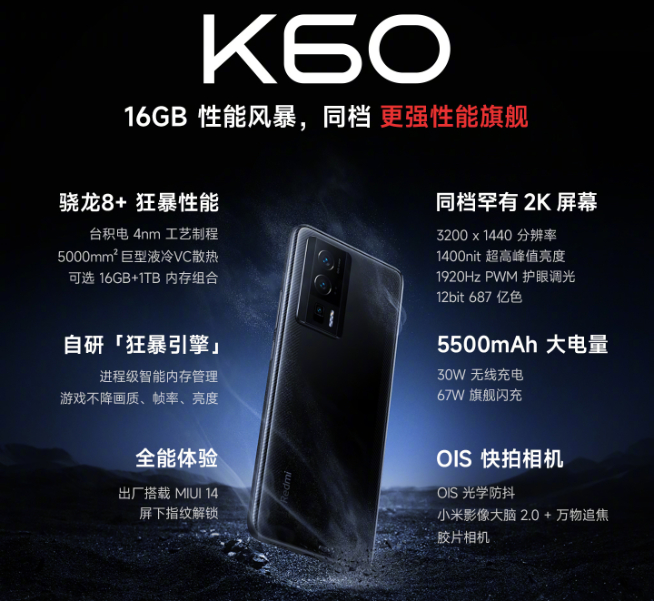 618大战揭幕！Redmi K60系列最高降价500元，一加真我持续施压